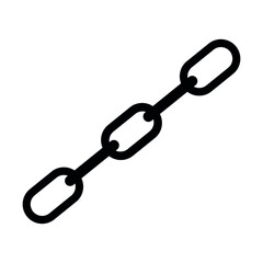 Chain, link  Icon in trendy flat style isolated on white background. for your web site design, logo, app, UI. Vector illustration, EPS10.