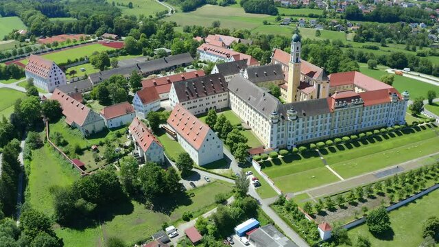 View of Ochsenhausen Monastery, Baden Wuerttemberg, Germany