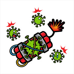 design of virus vectors in bombs