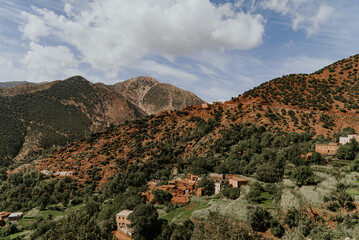 Beautiful landscape and hardscape at Morocco