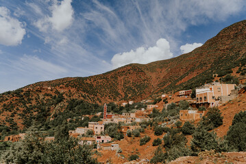 Obraz premium Beautiful landscape and hardscape at Morocco