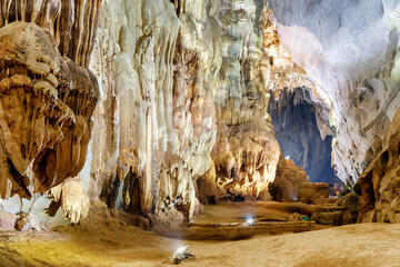 Amazing chamber inside Phong Nha Cave, Vietnam