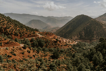 Beautiful landscape and hardscape at Morocco