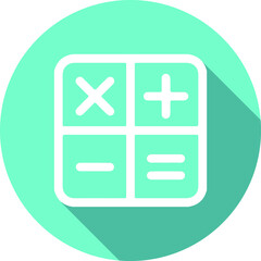 Fototapeta premium calculator icon vector illustration flat