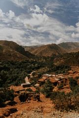 Beautiful landscape and hardscape at Morocco