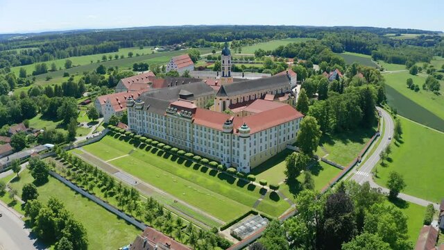 View of Ochsenhausen Monastery, Baden Wuerttemberg, Germany