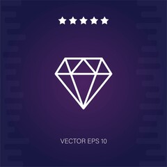 diamond vector icon