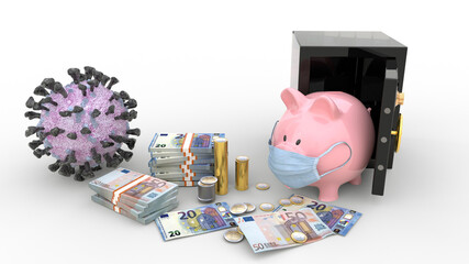 Crisis financiera covid - 19 © grechsantos
