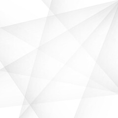 Obraz premium White and grey geometric abstract background vector illustration.