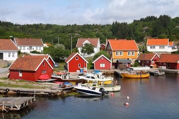 Fototapeta na wymiar Skjernoya island in Norway