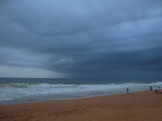 beach storm