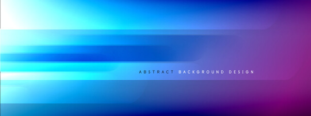 Motion concept neon shiny lines on liquid color gradients abstract backgrounds. Dynamic shadows and lights templates for text