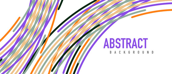 Аbstract moving colorful lines vector backgrounds for cover, placard, poster, banner or flyer