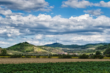 View on the Kaiserstuhl from Breisach