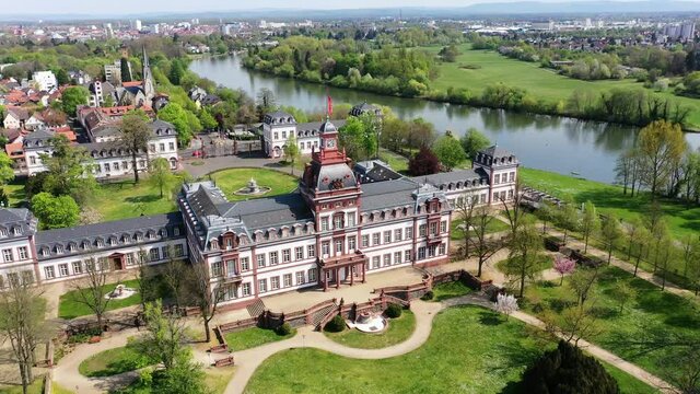 Philippsruhe Castle in Hanau, Hesse, Germany