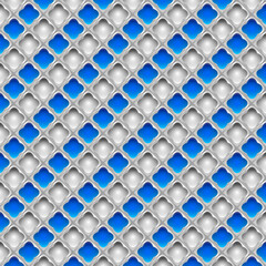 Obraz premium blue silver mosaic background - illustration