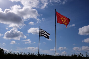 Drapeau Breton et Occitanie