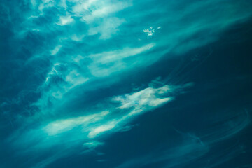 Soft cloudscape in ocean colours