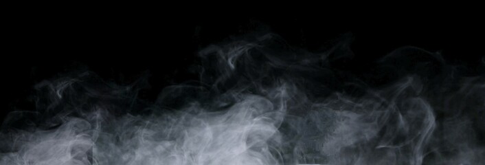 smoke on black background - 361582347