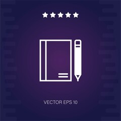 notebook vector icon