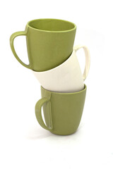 cups with natural fiber handle for power