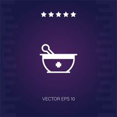 mortar vector icon