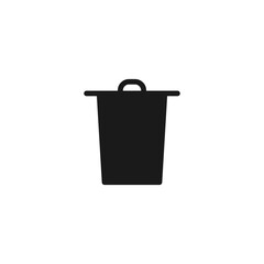 Trash bin icon. Bucket symbol modern, simple, vector, icon for website design, mobile app, ui. Vector Illustration