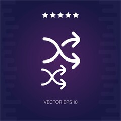 shuffle vector icon