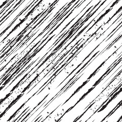 Vector seamless diagonal grunge texture. Blank for background decorative pattern of diagonal brush strokes of splashes and scratches of black color.