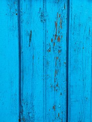 Blue beautiful old wooden plank texture