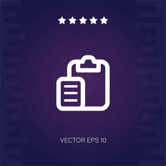 paste vector icon