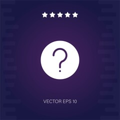 question vector icon