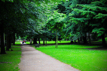 Cardiff  Bute Park - Cooper's Field, South Wales, UK