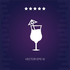 cocktail vector icon