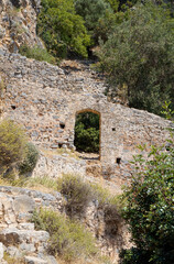 Afkule church ruins in Fethiye, Turkey