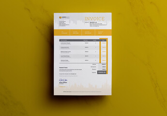 Clean Invoice Layout 