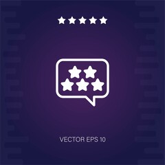 rating vector icon