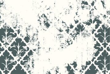 Decorative vector wallpaper with vintage elements