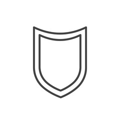 Shield Icon. Vector Illustration.