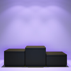 4K Product Showcase for compositing and commercial use. Box podium