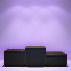 4K Product Showcase for compositing and commercial use. Box podium