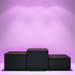 4K Product Showcase for compositing and commercial use. Box podium