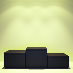 4K Product Showcase for compositing and commercial use. Box podium