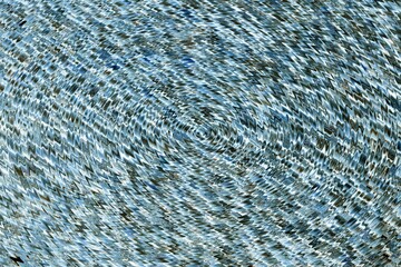 Abstract blue wavy surface, background for design and decoration