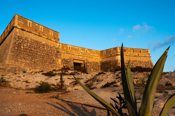 Castillo de San Felipe, Cabo de Gata, Almería, Andalucía, Sur de España