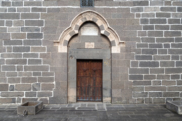 Virgin Mary Syriac Orthodox Church in Diyarbakir, Turkey.  Detail from inside the church.