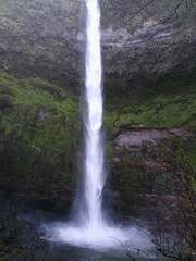 Fototapeta na wymiar waterfall in Pucon, Chile
