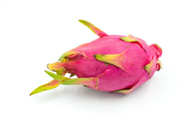 Dragon fruit on white background