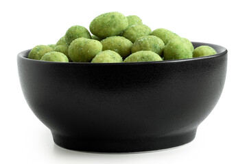 Wasabi coated peanuts