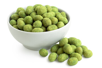 Wasabi coated peanuts
